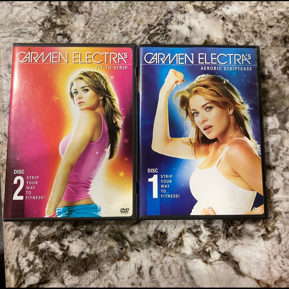 Carmen Electra’s Striptease Workout DVD’s(2)